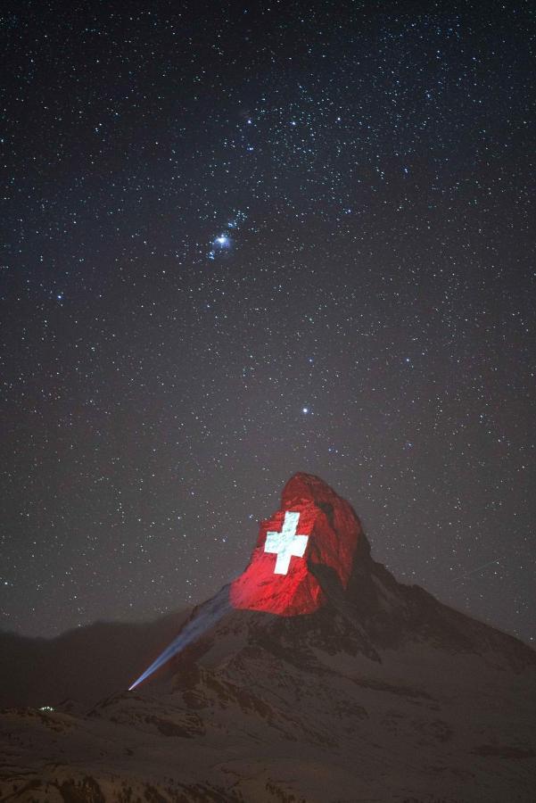 Ferienwohnung Studio Haus Anita Zermatt Exterior foto